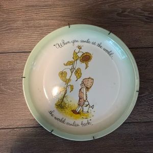 Vintage Holly, hobby, collectors plate